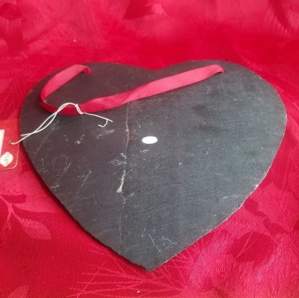 Valentine Slate Heart Wall Decor